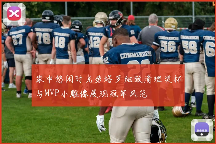 家中悠闲时光劳塔罗细致清理奖杯与MVP小雕像展现冠军风范